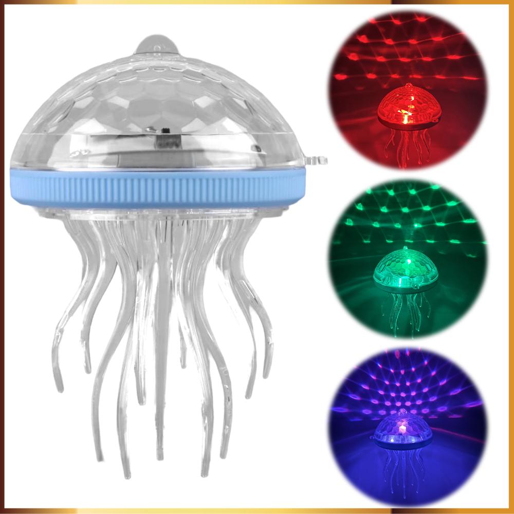 Pool Light Solar Rechargeable - Solar-Quallen-Poolleuchte Dynamische RGB-Farbwechsel Wiederaufladbare Hängelampe Dimmbare