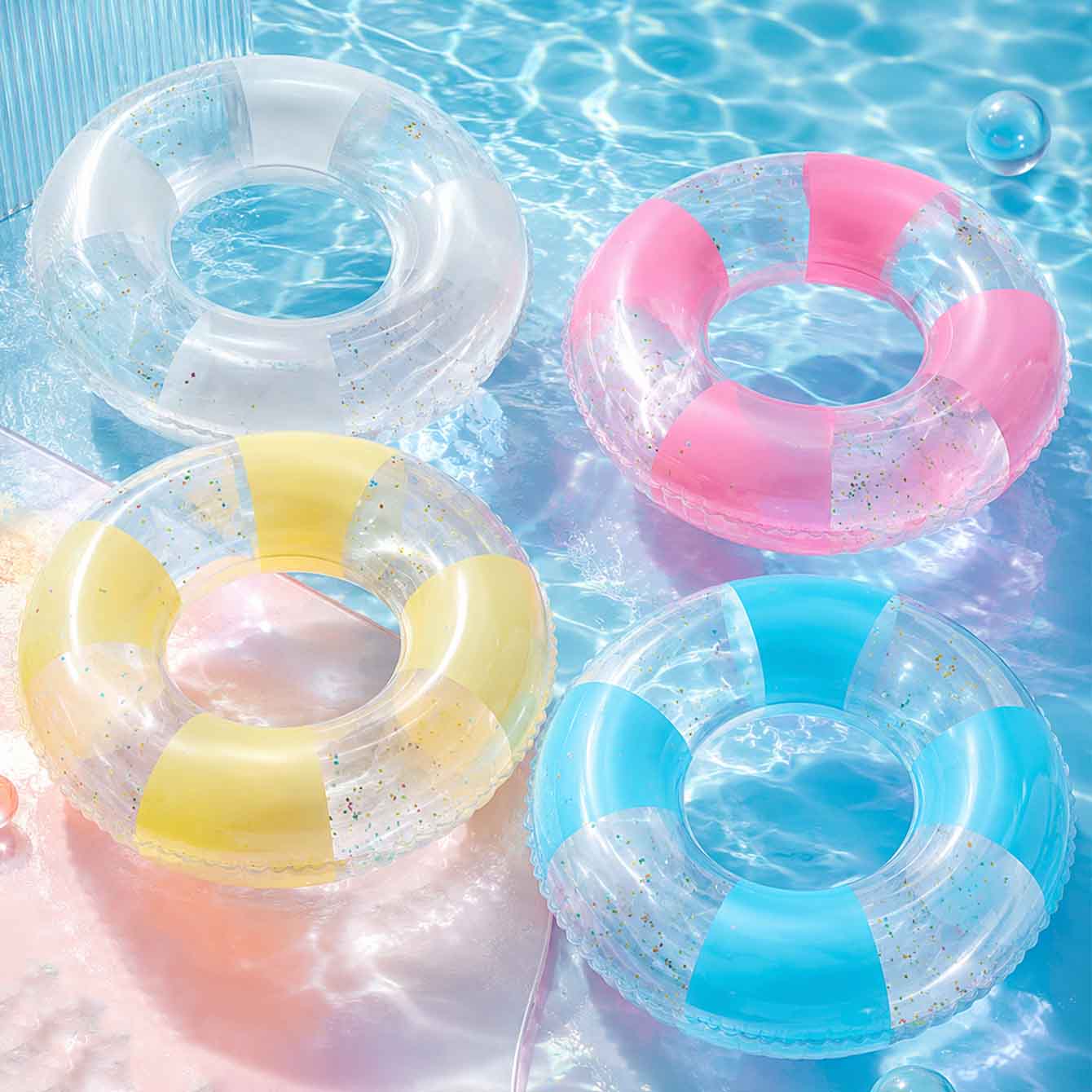 1 Stück Schwimmreifen mit Grif – Pool Float Ring Inflatable Bewertung und Preis