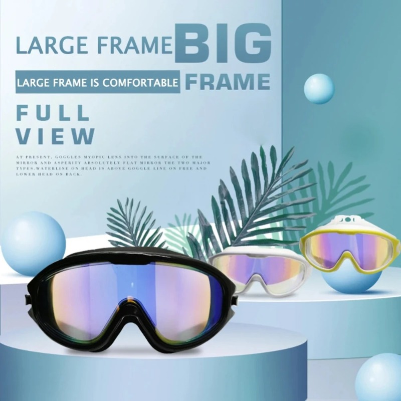 Schwimmbrille mit großem Rahme – Swim Goggles Anti Fog Uv Bewertung und Preis